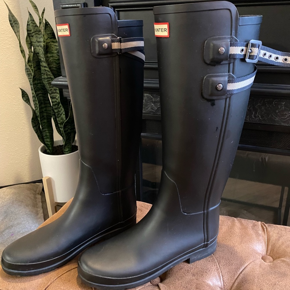 Women’s Tall Black Hunter Rain Boots